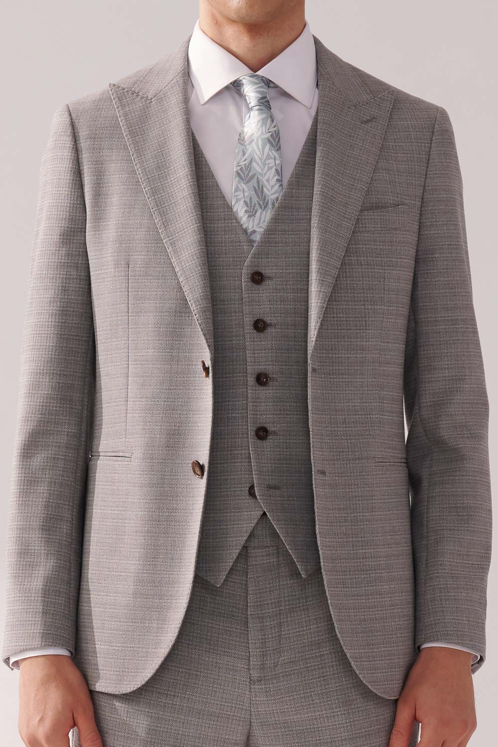 SST&C #Machine Washable Series  Gray Textured Tailor Suit Jacket | 00012409006_6