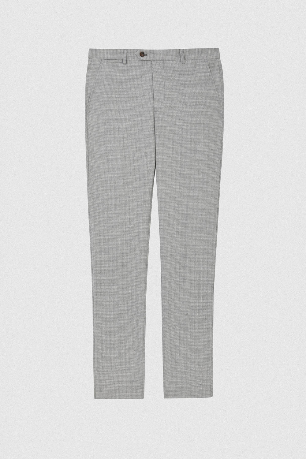 SST&C #Machine Washable Series  Gray Textured Tailor Suit Trousers | 00022409006_7