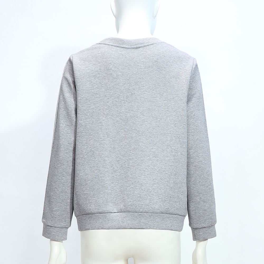 ILEY伊蕾 運動風微閃太空棉T(灰；M-XL)_5
