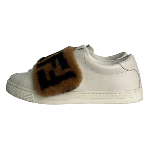 【環球屏東店】FENDI/低筒運動休閒鞋/36/8e 6834