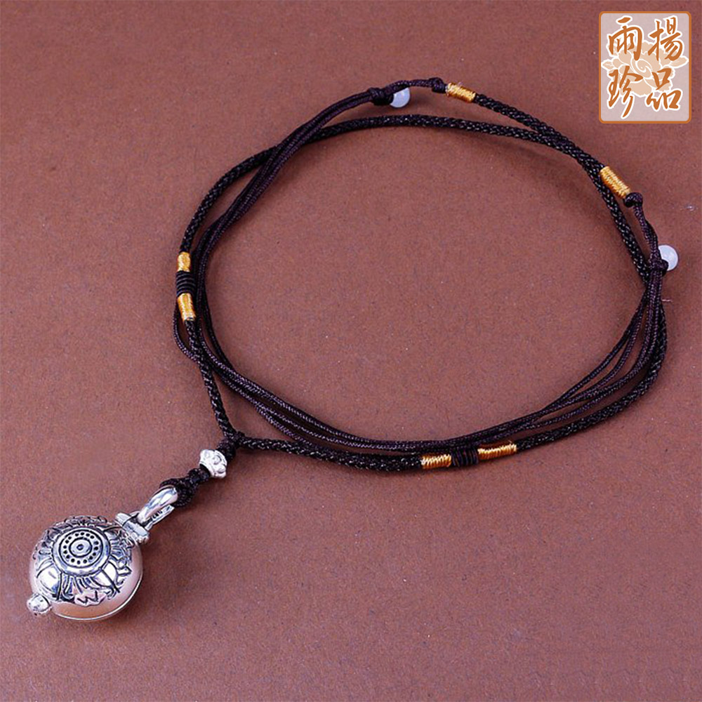 純銀小嘎屋項鍊（2色任選）（限海外直購）Necklace_1