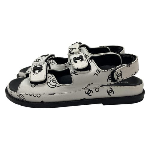 【微風南山店】CHANEL/涼鞋/37/241-003-457-9102