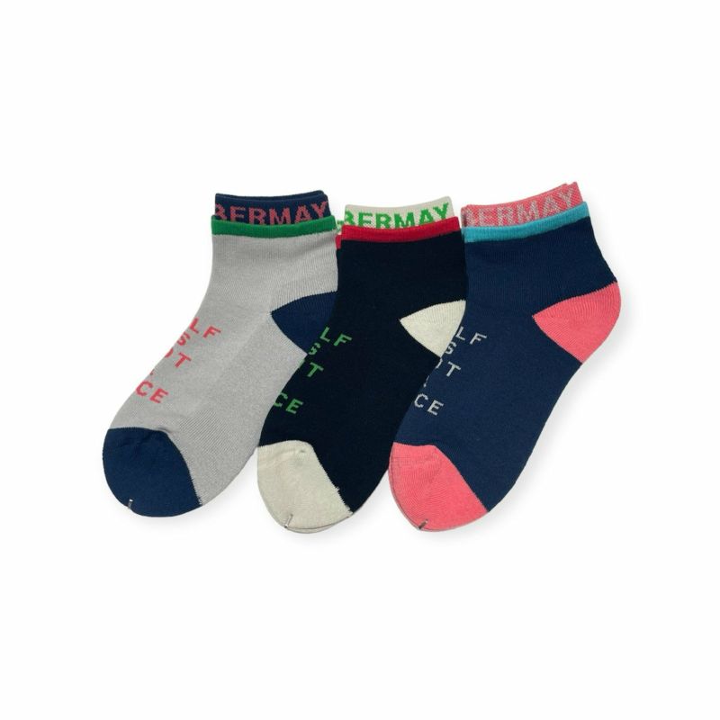 【DECEMBERMAY】Double rib ankle socks_WOMEN 2-999-4006