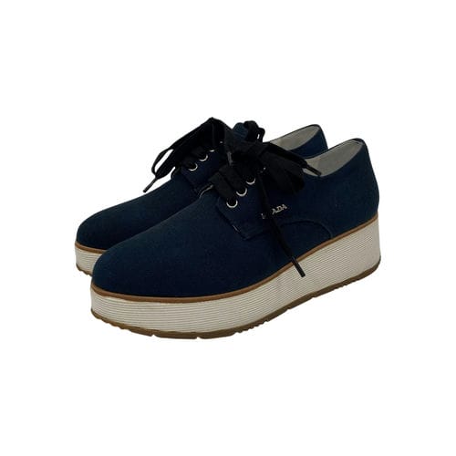 【汐止遠雄店】PRADA/低筒運動休閒鞋/36/