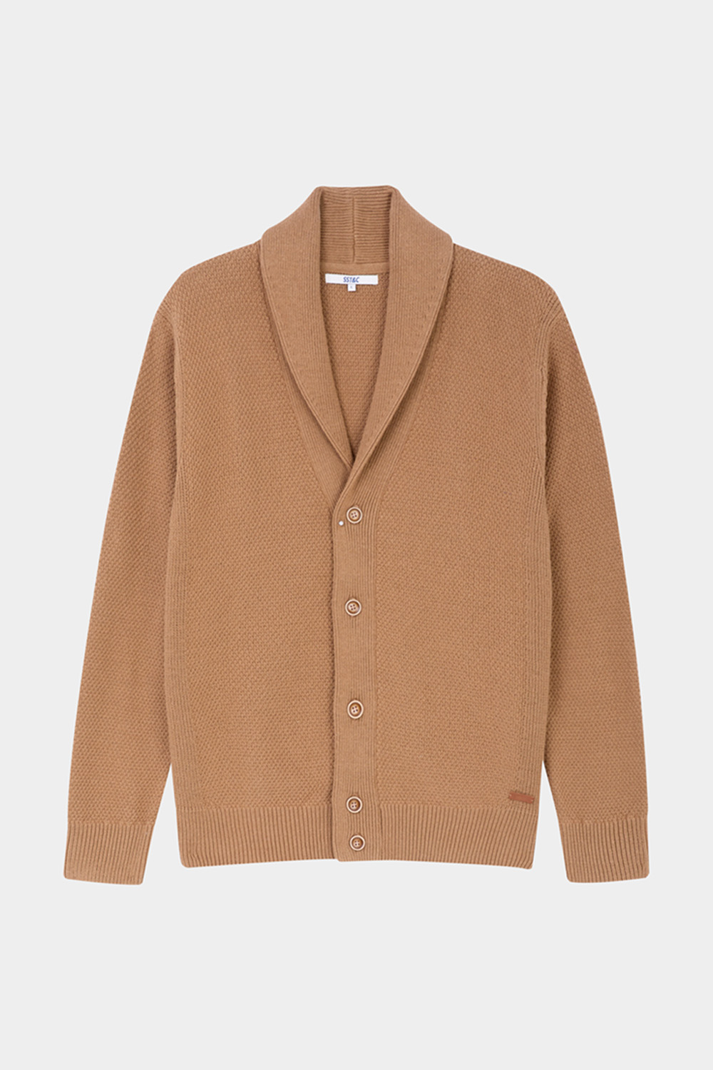 SST&C Brown Apricot Knitted Cardigan Jacket | 00182410006_6