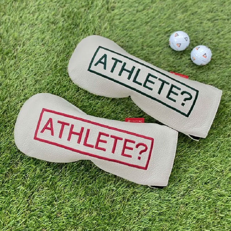 【Lahella Golf】FW Athlete L582-刺繡字皮革球桿套