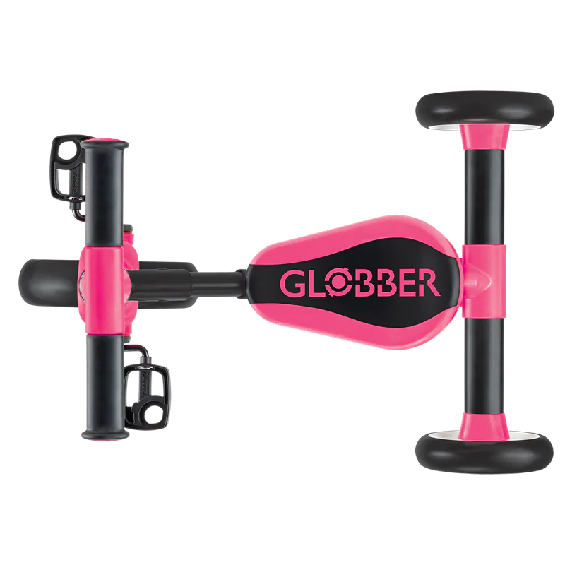 GLOBBER LEARNING TRIKE 2合1多功能滑步腳踏車-法國紅絲絨_4