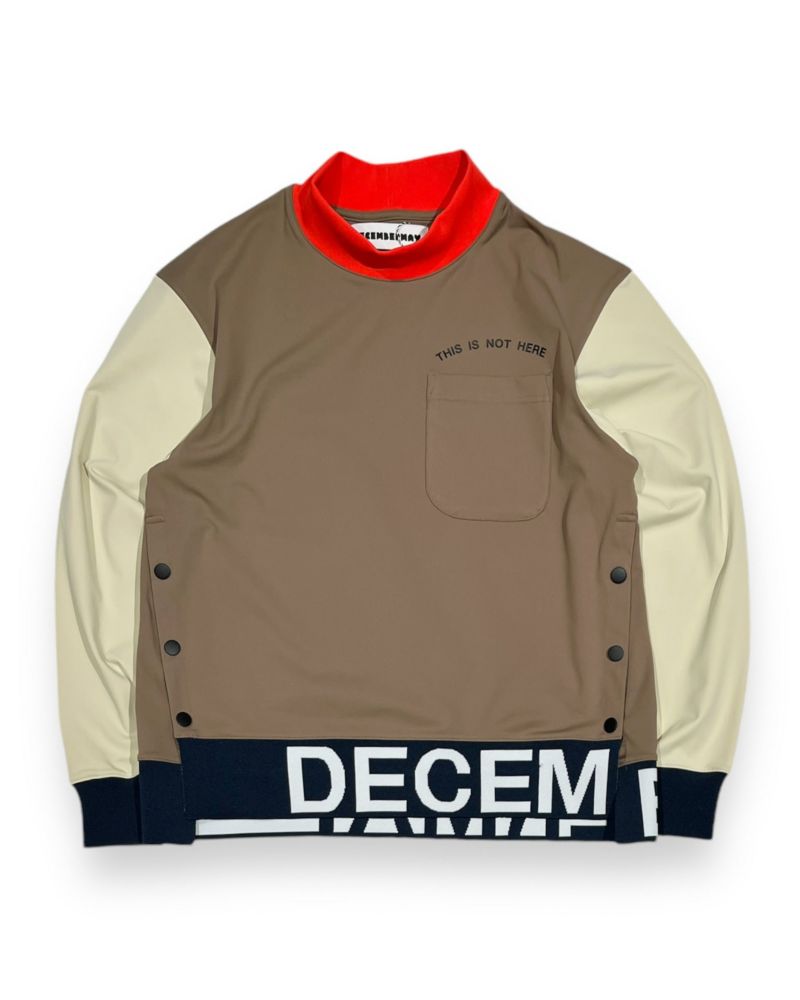 【DECEMBERMAY】BIG Logo Mock Tee_UNISEX 4-412-1107