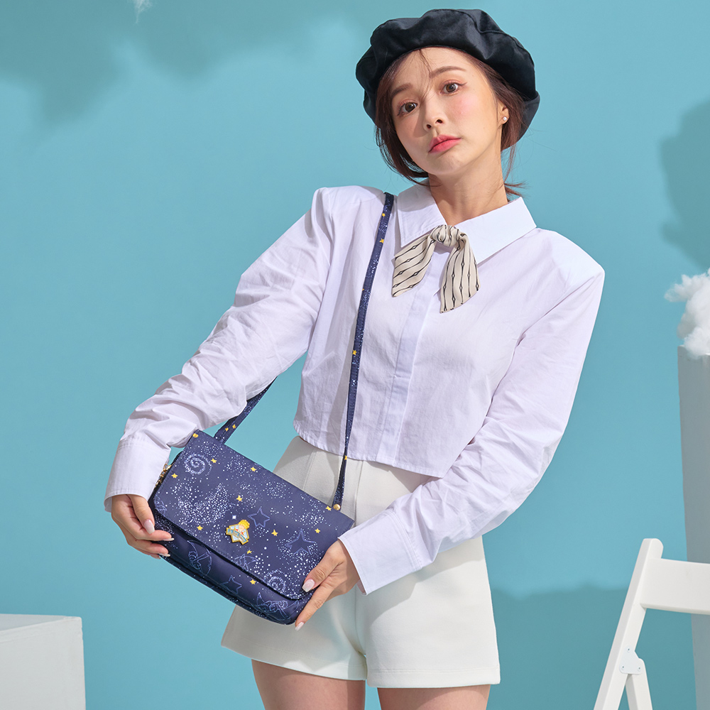 【小王子Le Petit Prince聯名款】80週年銀河星塵-側背包-深藍 LPP232009-98