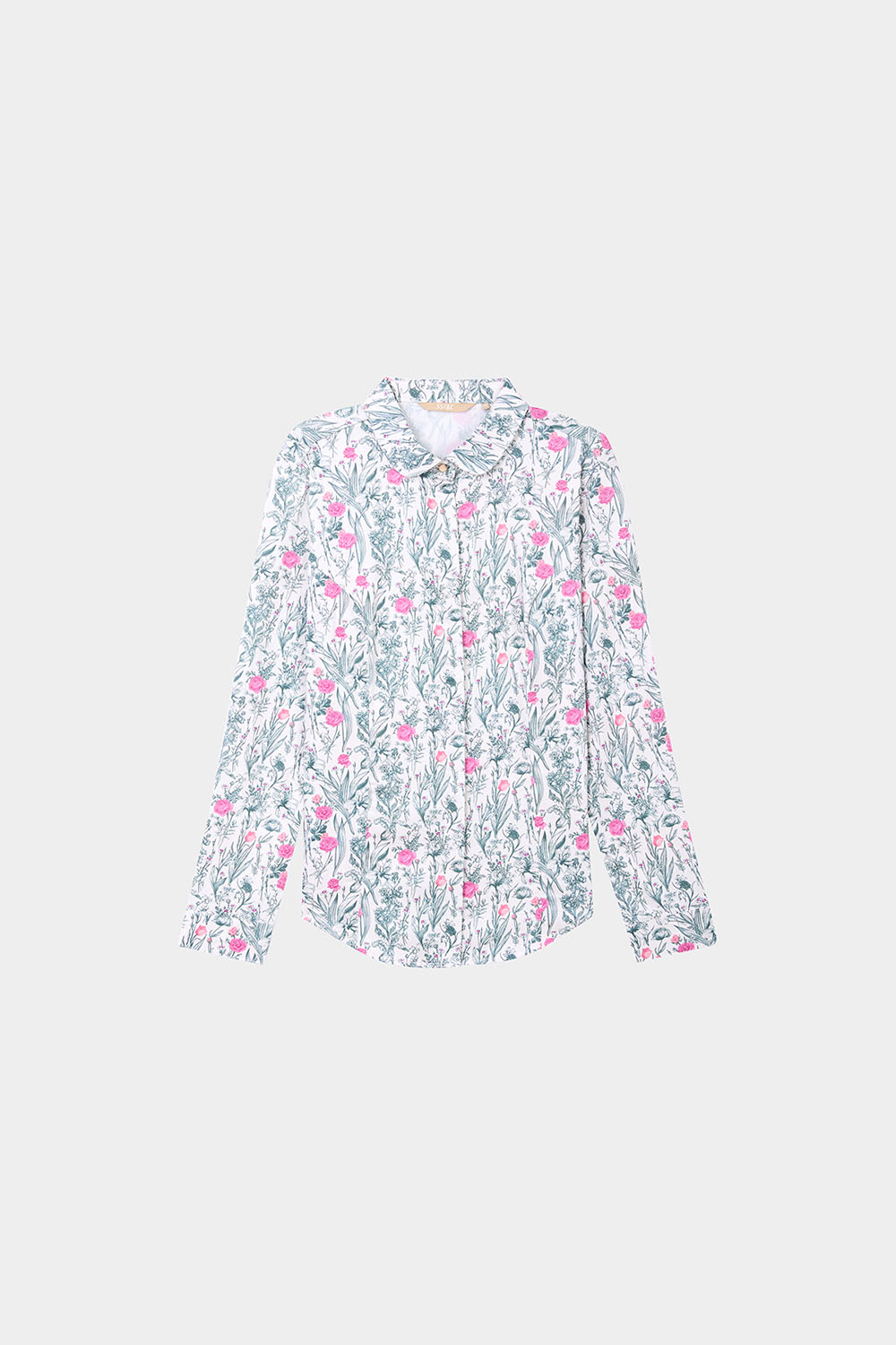SST&C Rose Crew Neck Fitted Shirt | 01062410004_6