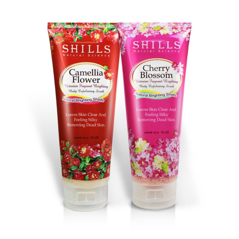 【買1送1💝滑嫩美肌】SHILLS 維多利亞香氛淨白彈力身體去角質霜*2/日本櫻花 (售價已折)_0