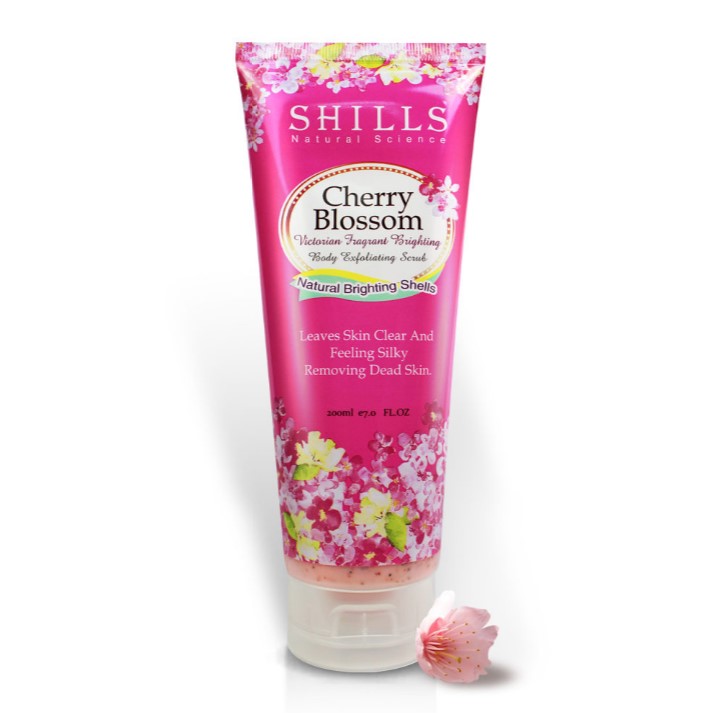 【買1送1💝滑嫩美肌】SHILLS 維多利亞香氛淨白彈力身體去角質霜*2/日本櫻花 (售價已折)_1