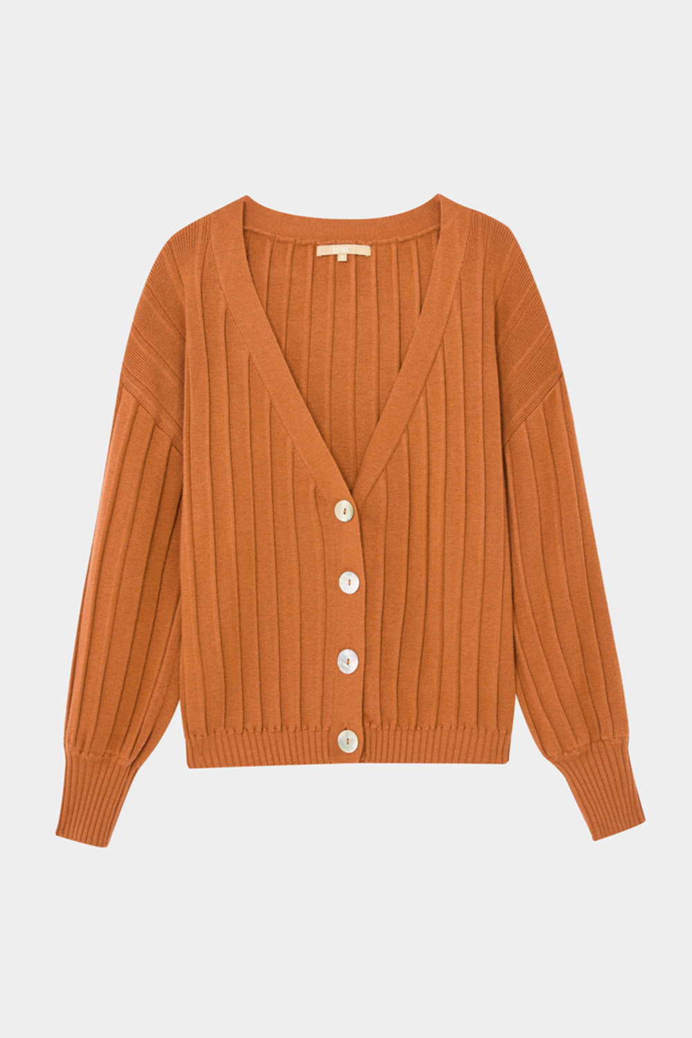 SST&C Brown Orange Cardigan Knitted Jacket | 01182410002_6