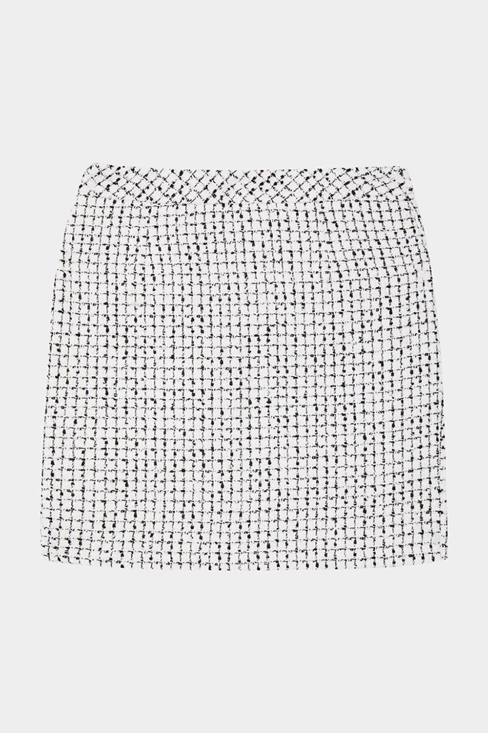 SST&C White Tweed Narrow Skirt | 01232410001_7