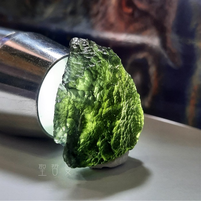 ☄️土桑精選-捷克隕石2024-5號 (Moldavite) ~協助轉化的療癒之石_1