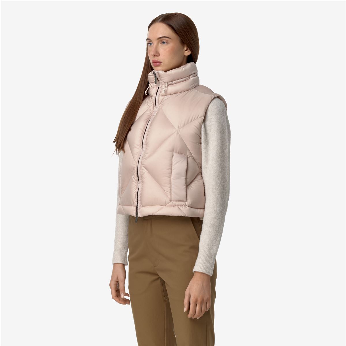 WILL SUPER LIGHT THERMO HEAVY 女士羽絨背心_PINK TINT_2