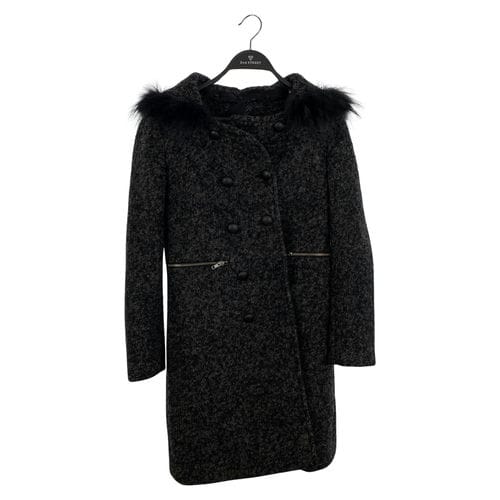 【新光三越台南中山店】//雙排釦風衣/36/