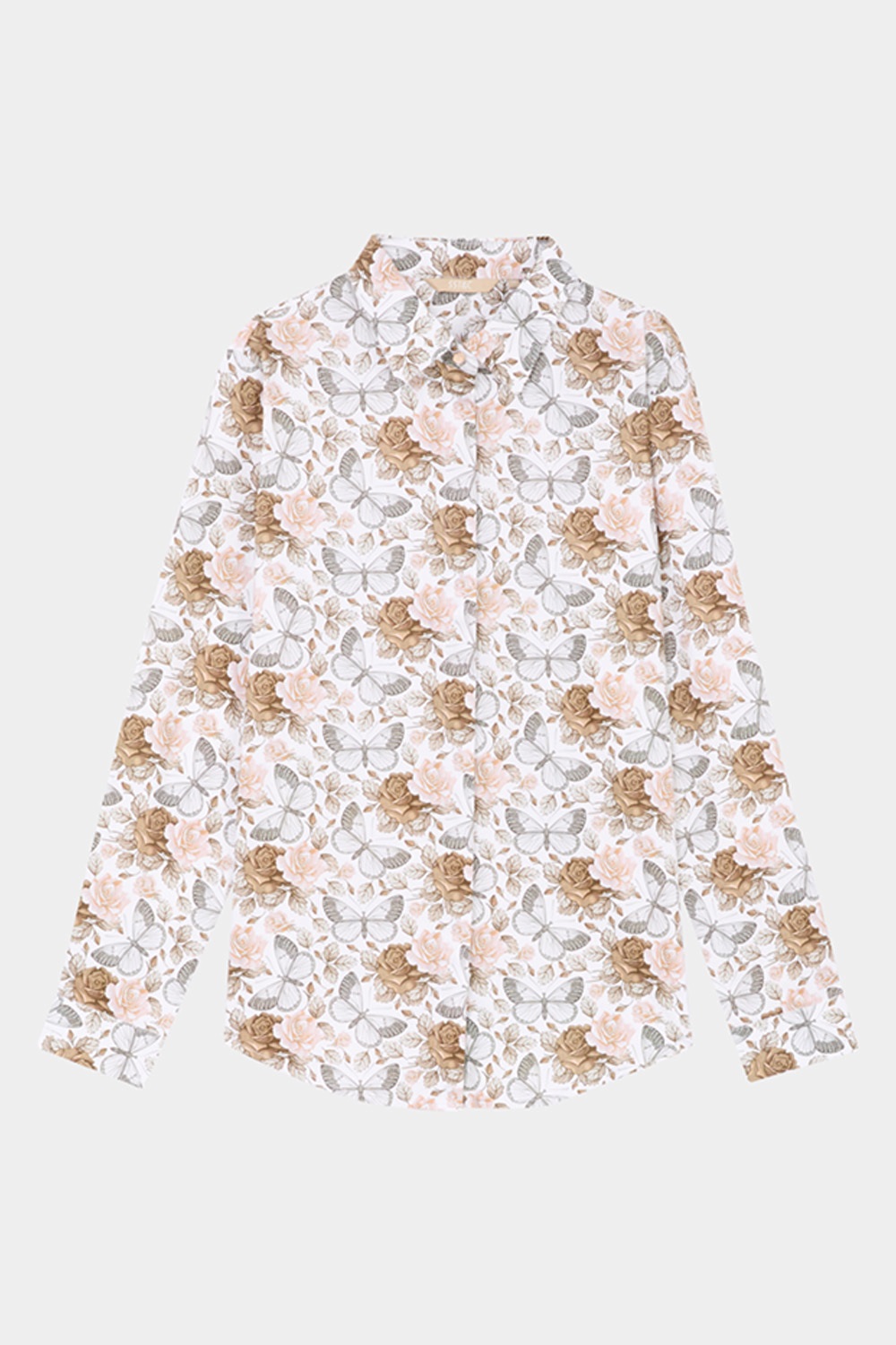SST&C Butterfly Floral Square Neck Shirt | 01062410002_7