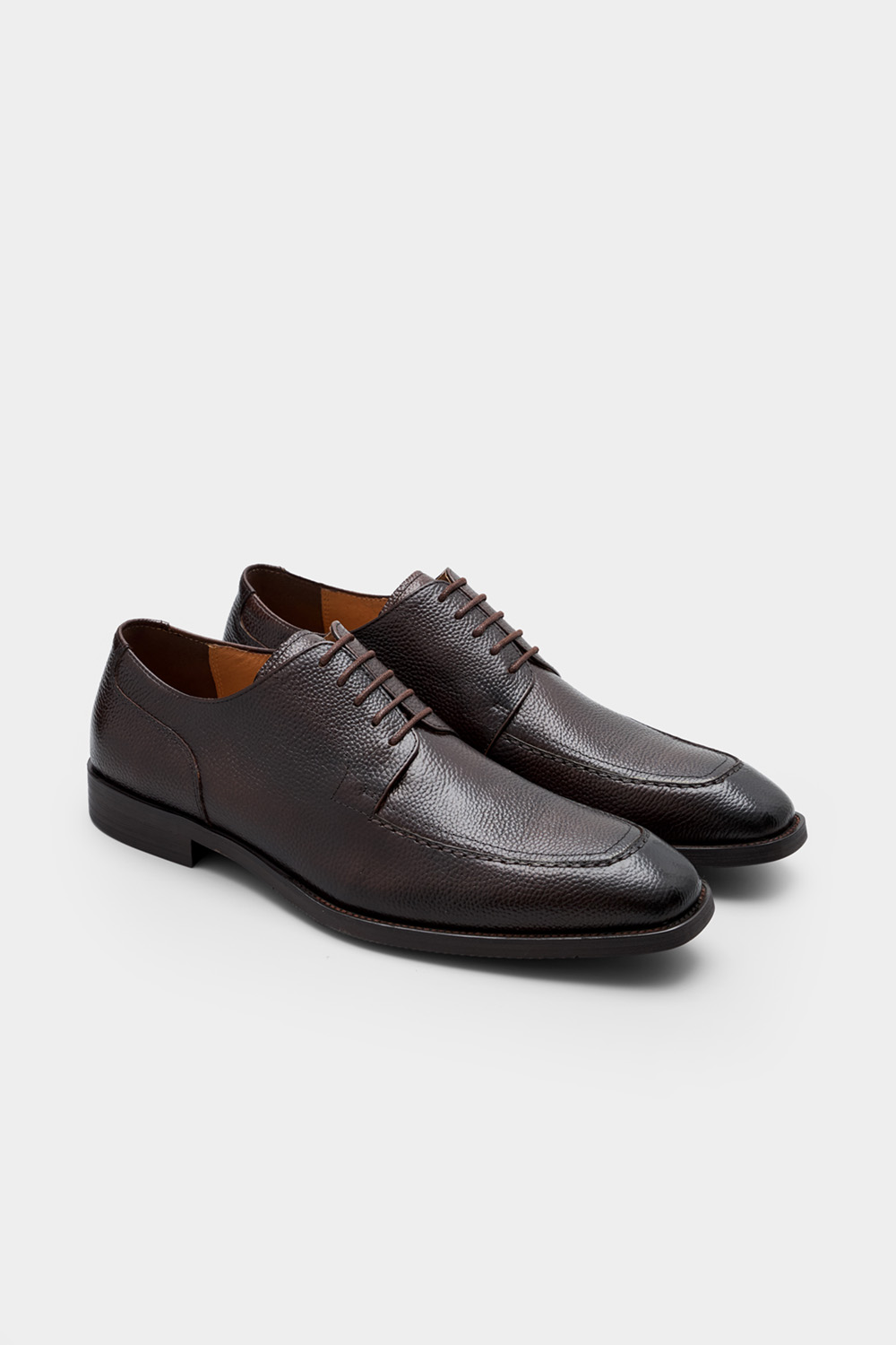 SST&C Brown Derby Shoes | 00262410003_2