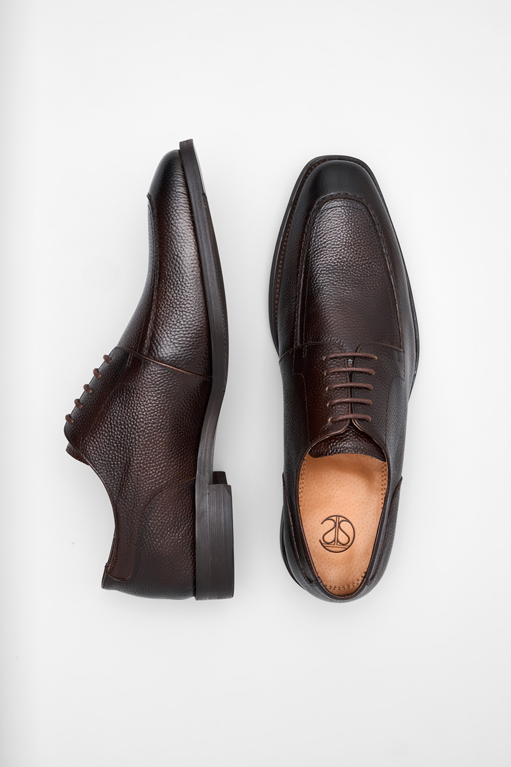 SST&C Brown Derby Shoes | 00262410003_3