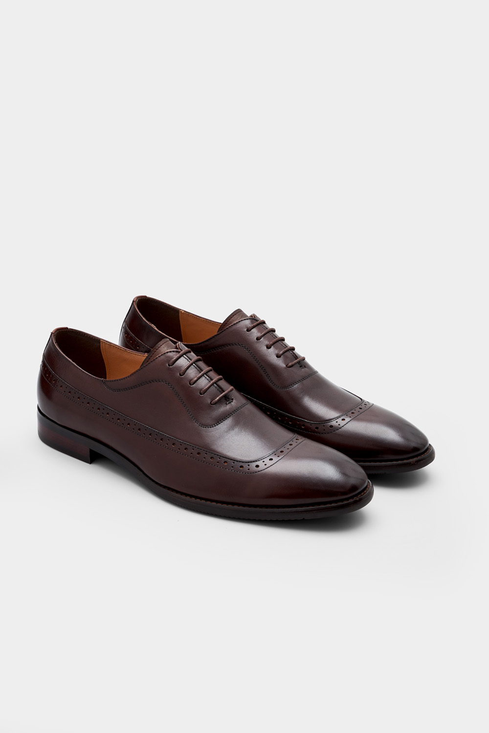 SST&C Brown Oxford Shoes | 00262410002_2