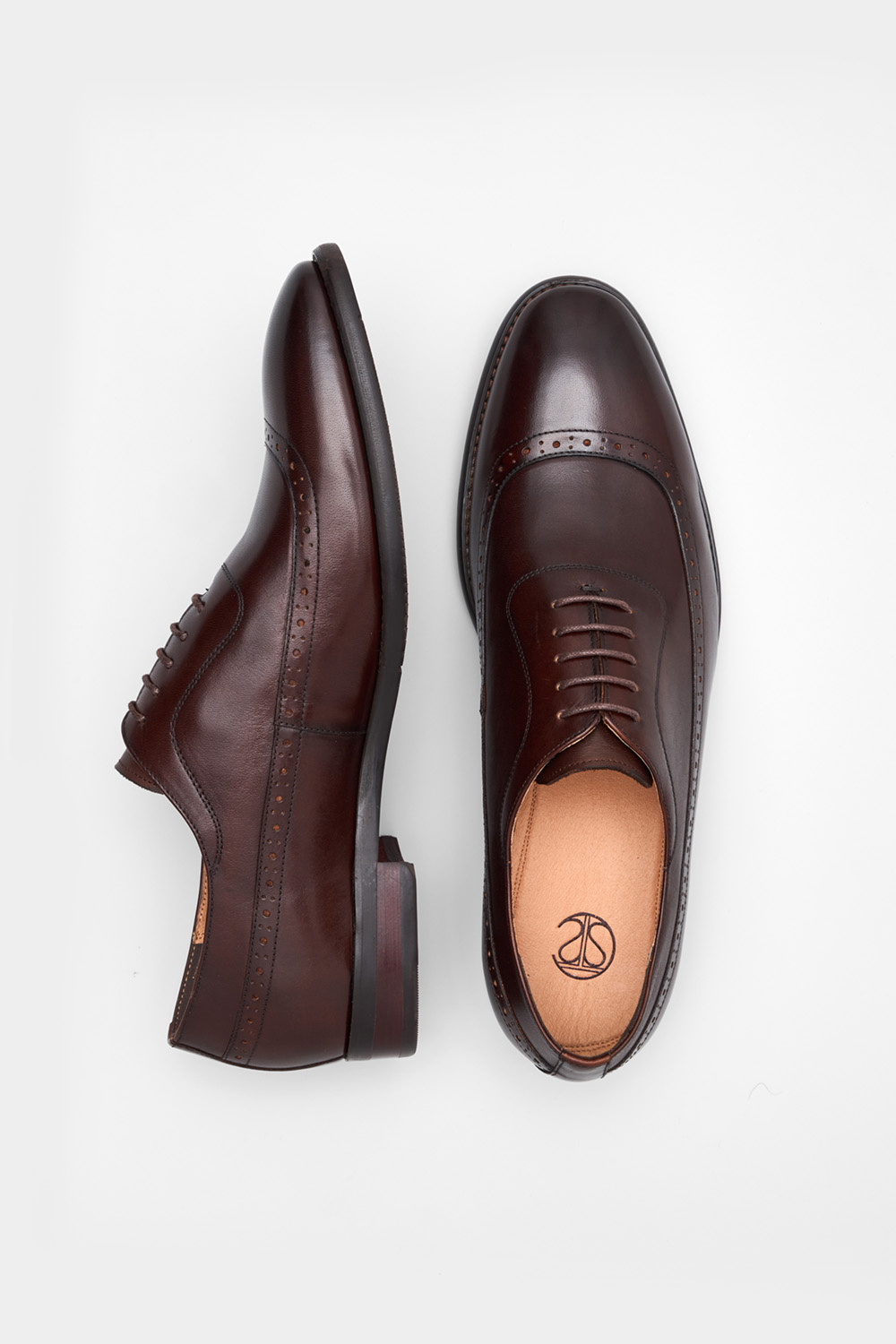 SST&C Brown Oxford Shoes | 00262410002_3