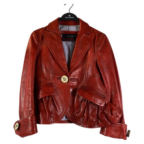 【桃園家樂福經國店】DSQUARED2/騎士夾克/40/