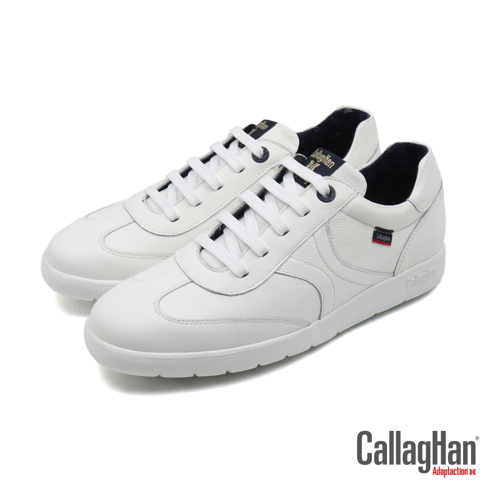 【CALLAGHAN】西班牙原廠超輕量防水拼接造型休閒鞋 白色(43719-WH)