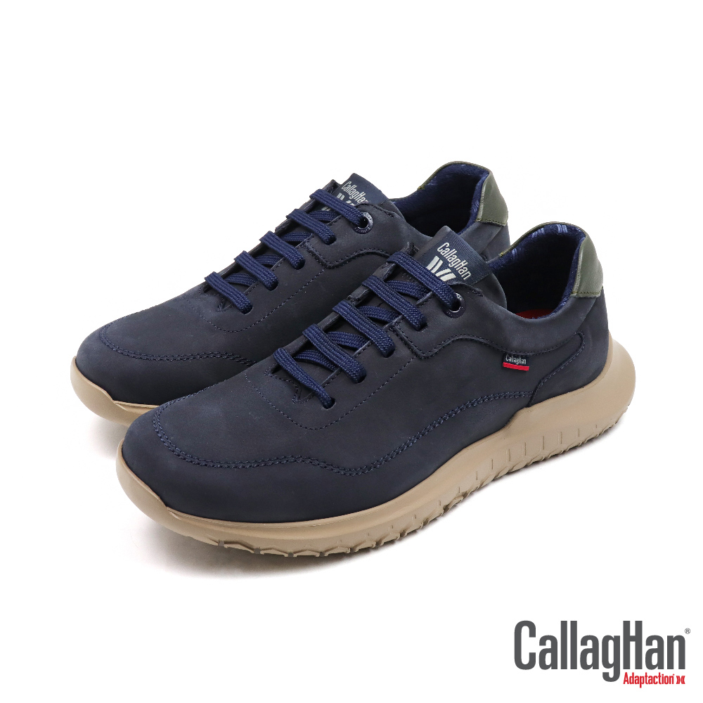 【CALLAGHAN】西班牙原廠超輕量防水透氣綁帶休閒鞋 藍色(53708-AZUL)