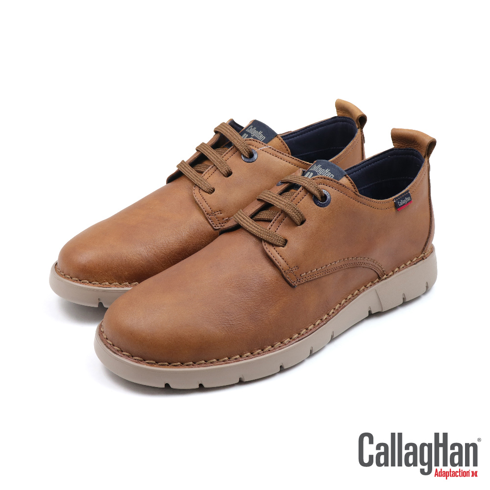 【CALLAGHAN】西班牙原廠超輕量手工透氣休閒鞋 棕色(57703-CUE)
