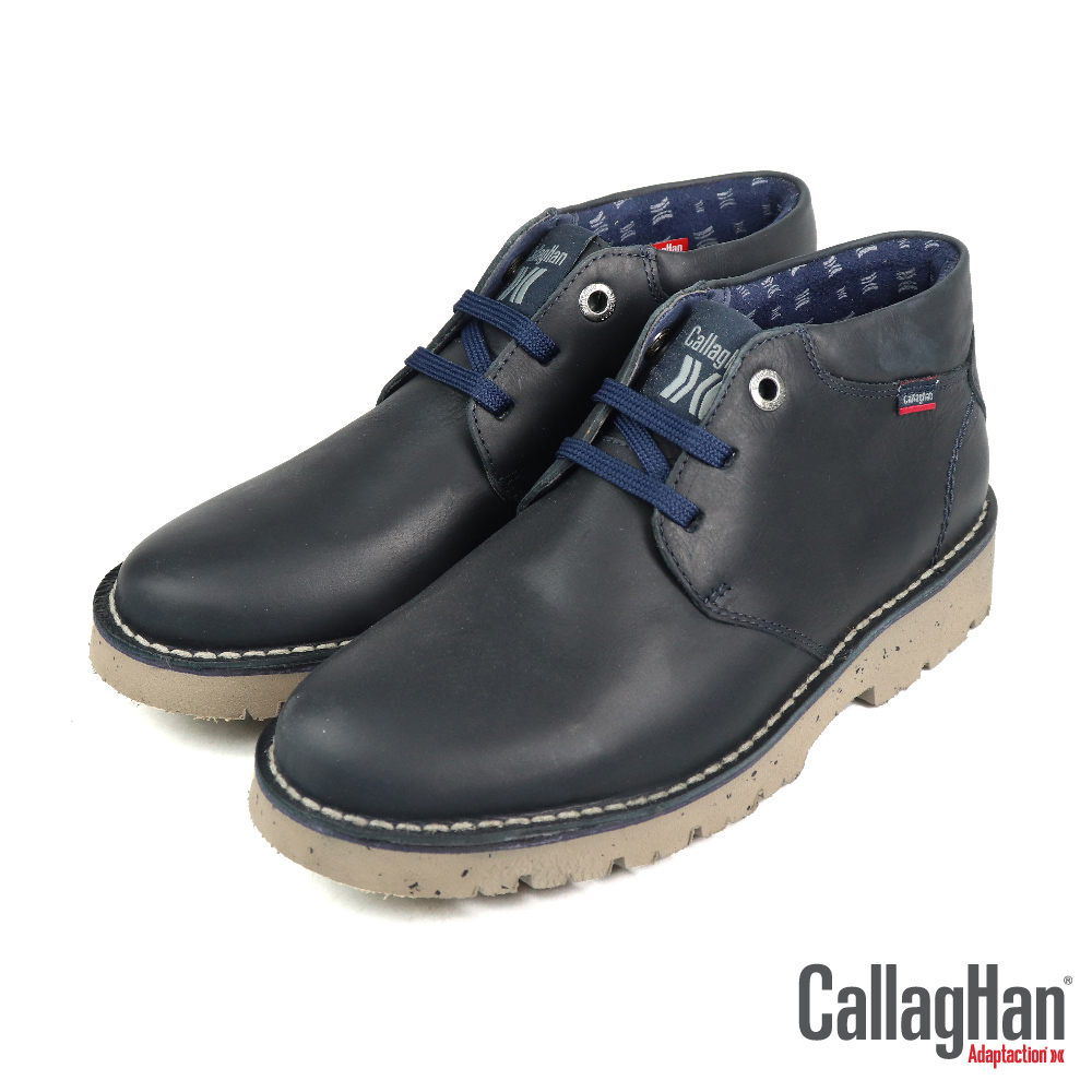 【CALLAGHAN】西班牙原廠超輕量透氣綁帶休閒鞋 藍色(55500-DBU)