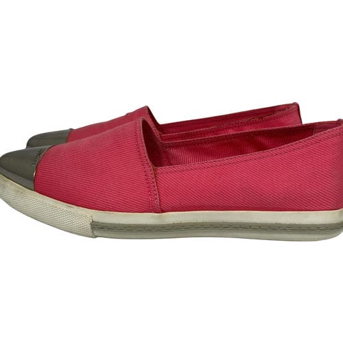 【環球板橋車站店】MIU MIU/帆船鞋/37/5S9675