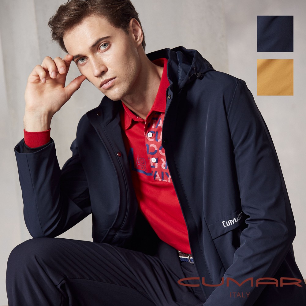CUMAR 男裝秋冬薄裡連帽防潑水外套 / 249911