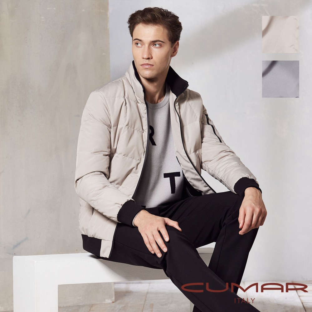 CUMAR 男裝秋冬立領抗靜電羽絨外套 / 249920