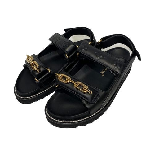 【微風南京店】LOUIS VUITTON/涼鞋/38/1AB3QA