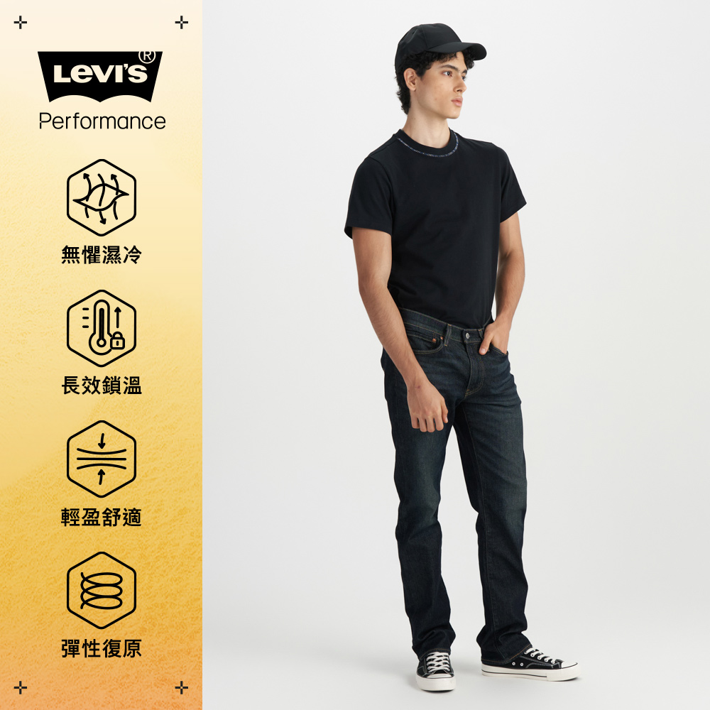 Levi’s® 男款 514 低腰牛仔褲 直筒牛仔褲 Performance Warm 保暖丹寧褲  熱賣單品