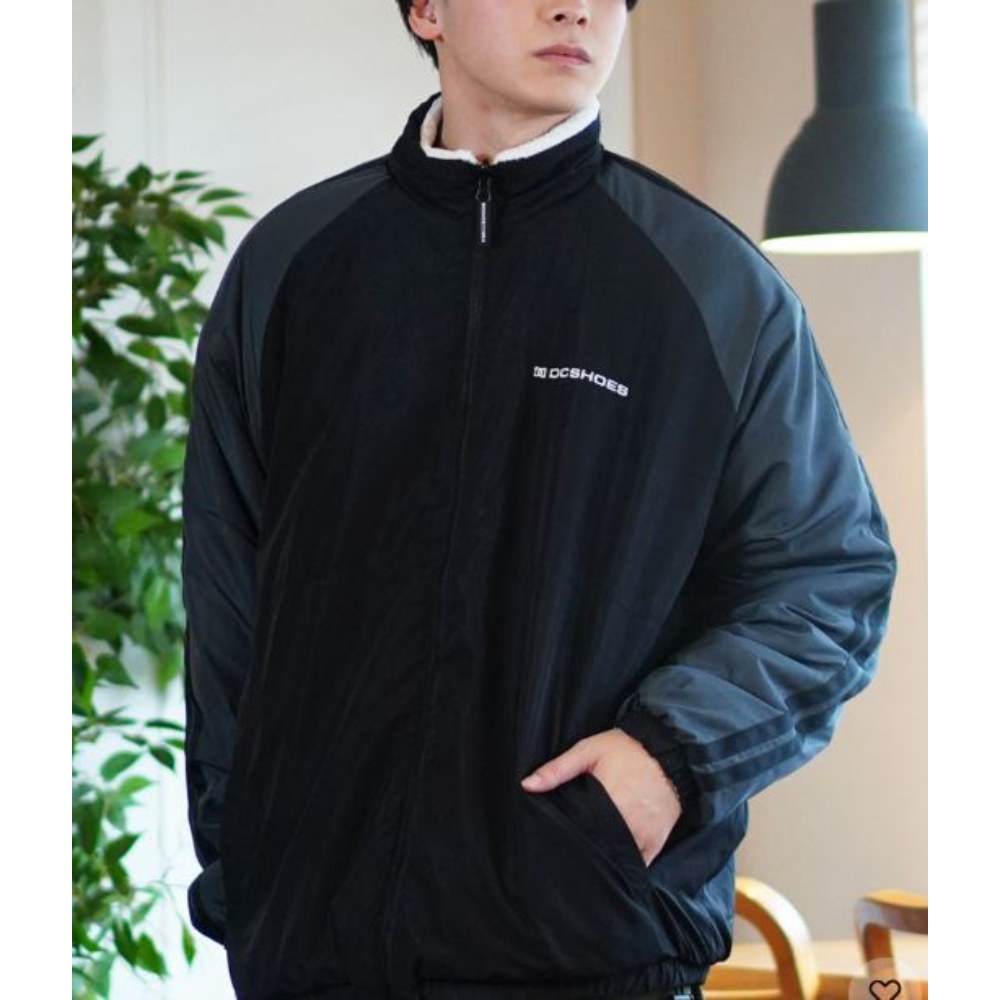 【DC SHOES】男款-24 WS REVERSIBLE STAND JACKET雙面刷毛外套-黑色( LJK244302243-BKB )_0