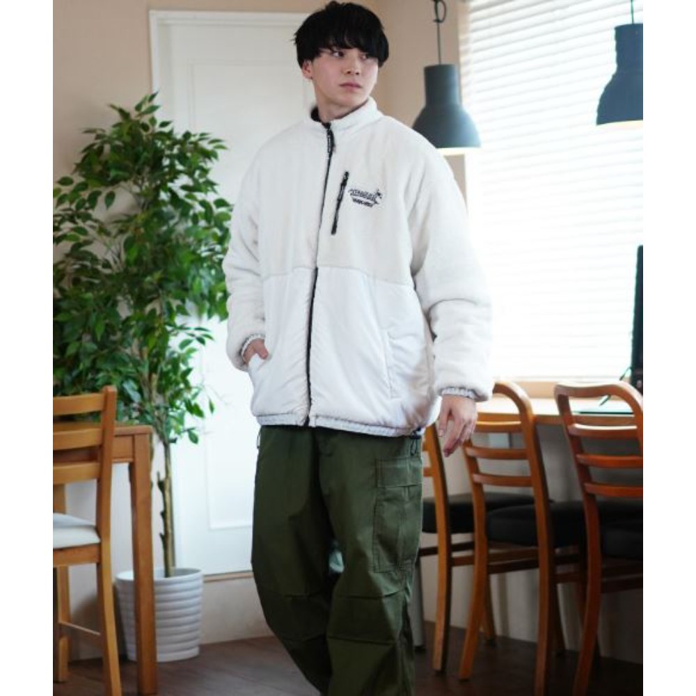 【DC SHOES】男款-24 WS REVERSIBLE STAND JACKET雙面刷毛外套-黑色( LJK244302243-BKB )_6