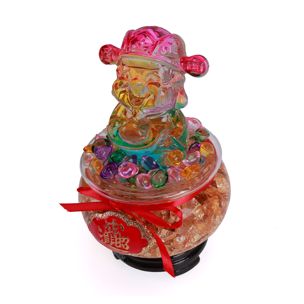 【年中慶】財神爺金箔聚寶盆 (財神爺/招財/以金吸金)_3