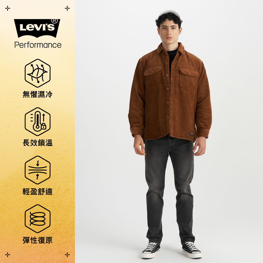 男款 502 錐形牛仔褲 中腰牛仔褲 Performance Warm 保暖丹寧褲 熱賣單品