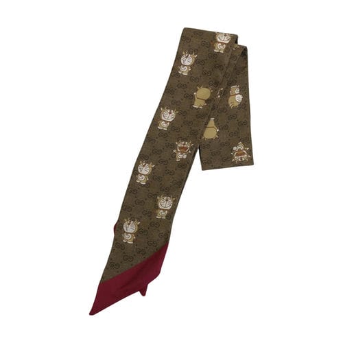 【高雄大遠百店】GUCCI/絲巾//654666 3G001