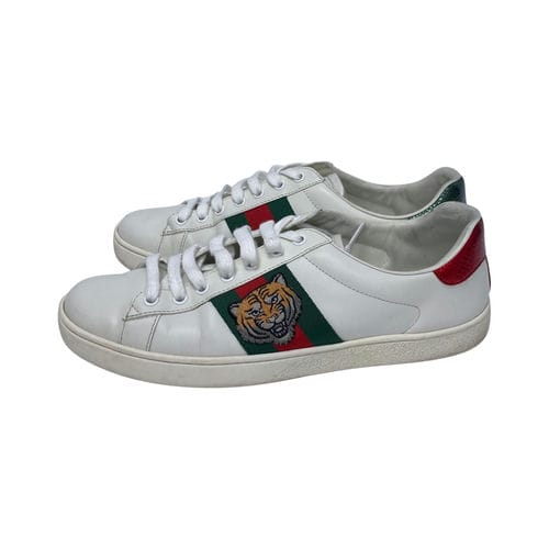 【台中新時代店】GUCCI/低筒運動休閒鞋/UK7/457132