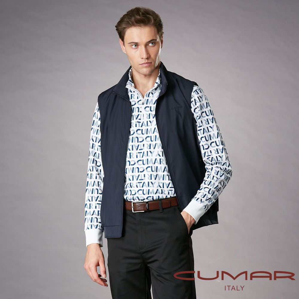 CUMAR 男裝秋冬立領保暖裡背心 / 249955