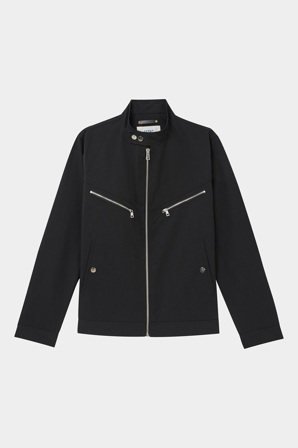 SST&C Black Water Repellent Harrington Coat | 00122409004_7