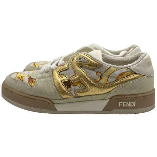 【台北西門店】FENDI/低筒運動休閒鞋/UK7/7E 1538