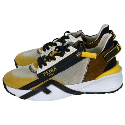 【高雄大遠百店】FENDI/高筒運動休閒鞋/US5/