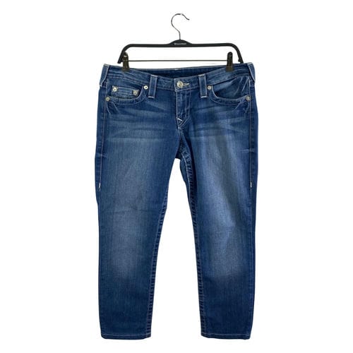 【台中一中店】TRUE RELIGION/直筒褲/31/W2G5S2STS