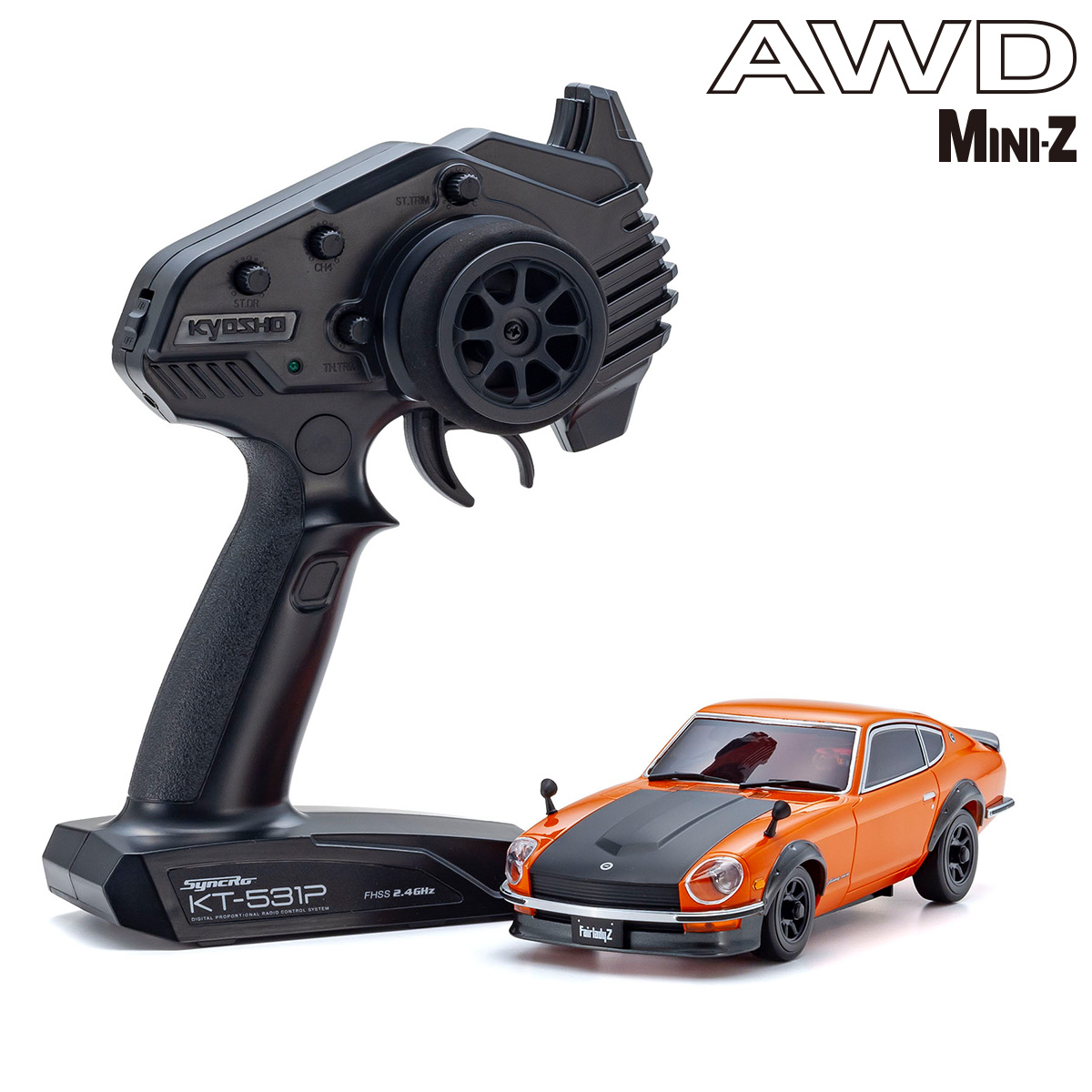 32645OR MINI-Z AWD Fairlady 240Z-L Tuned Ver. Orange_0