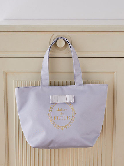 甜美蝴蝶結緞帶手提袋(08000119000) - Maison de FLEUR