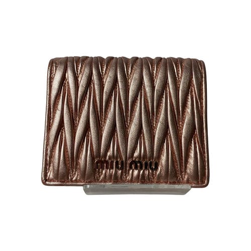 【台中中友百貨店】MIU MIU/對折錢包//262
